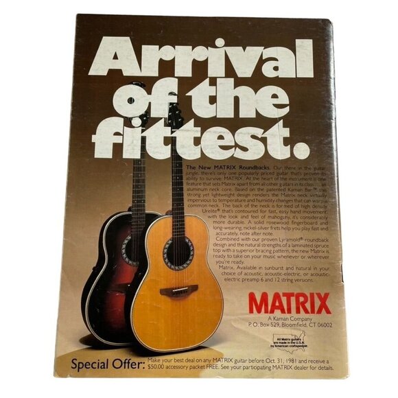 Sheet Music Magazine October 1981 Features 1981 Song Contest Winners u - Picture 2 of 5